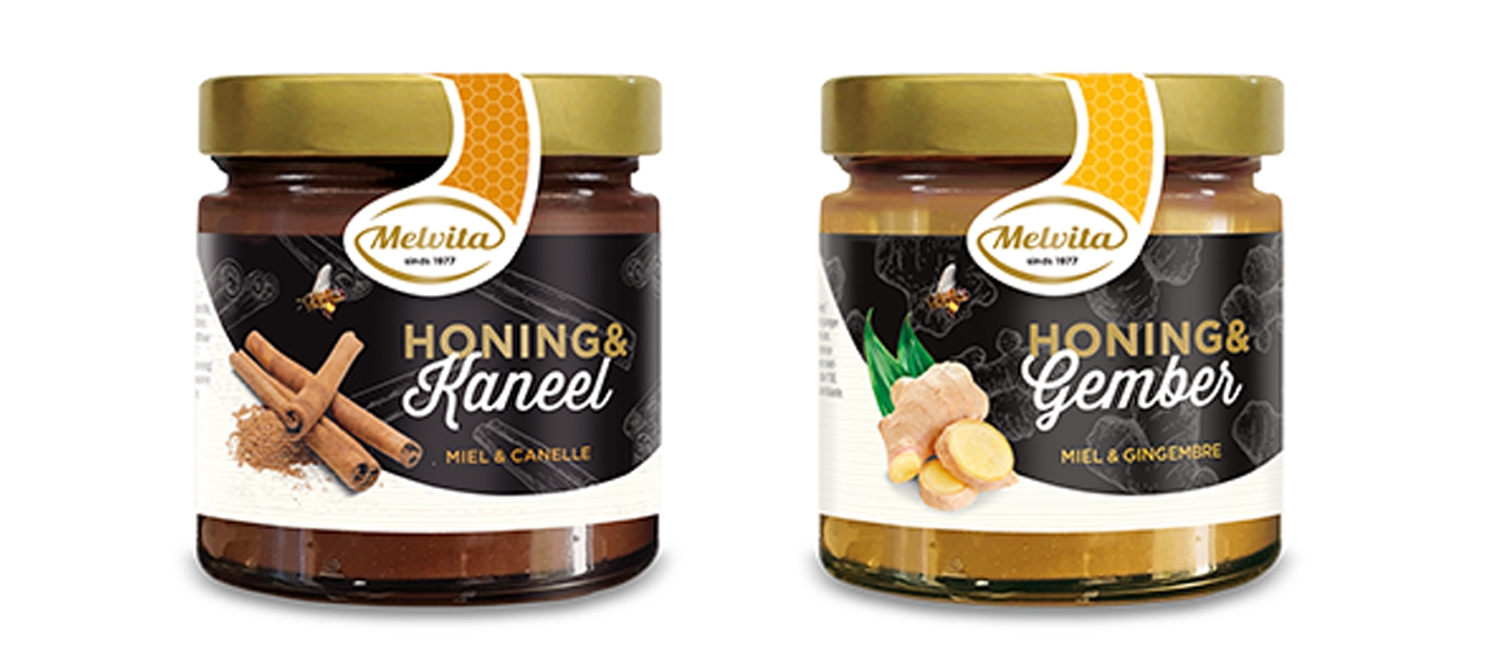 nu: design voor Melvita honing-specialiteiten