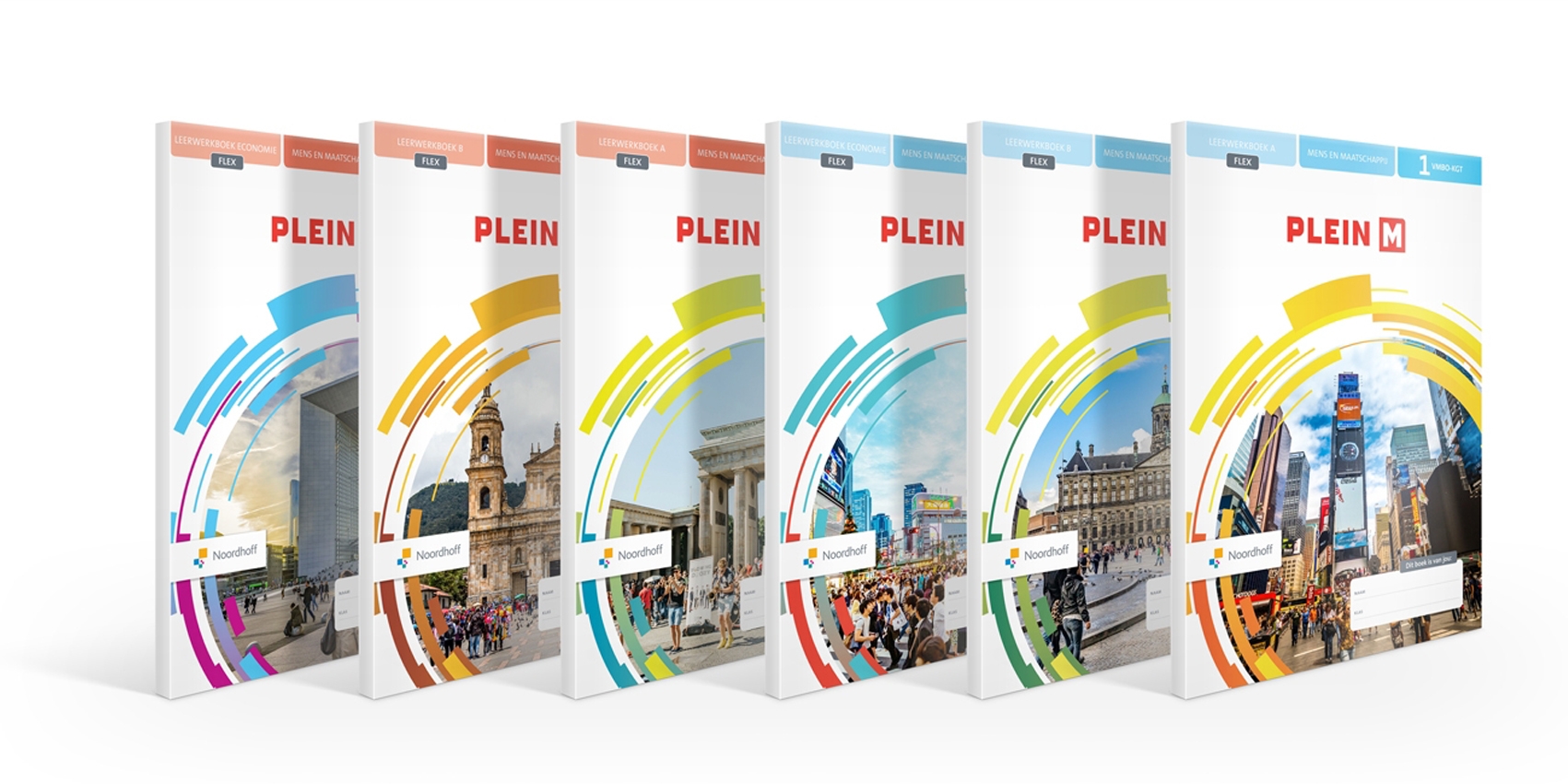 Nieuwe identiteit Plein M covers voor VMBO
